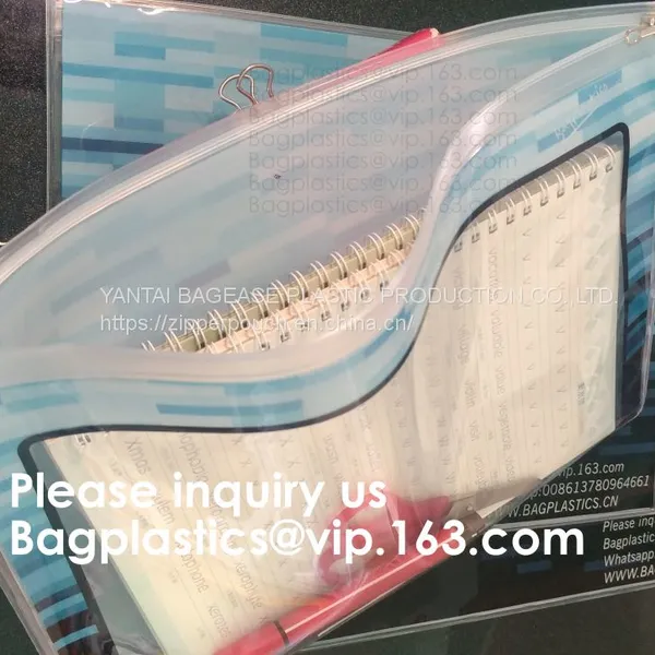 Vinyl Reclosable Makeup Storage Bag Cosmetic Pouch,Printed Vinyl Travel Cosmetic Bag Zipper PVC Pouch Bag photo-3