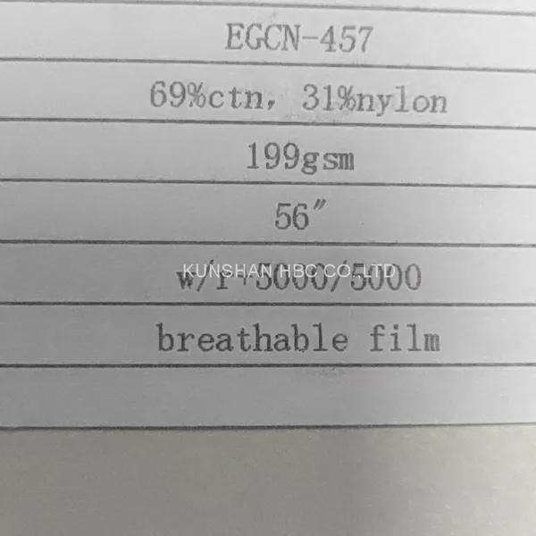 ART.EGCN-457 69%CTN,31%NYLON 199GSM 56
