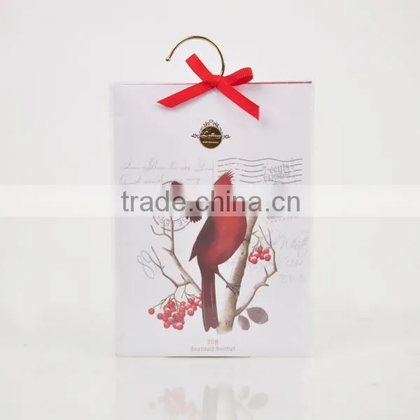 Hot Sale Hanging Paper Iron Hook Wardrobe Fragrance Sachet Scented Sachet SA-2050 photo-2