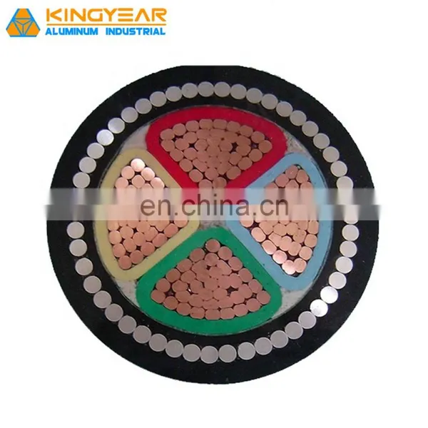 3 Cores 4 Cores Xlpe Insulated Electric Motor Winding Wire Electric Power Cable photo-5