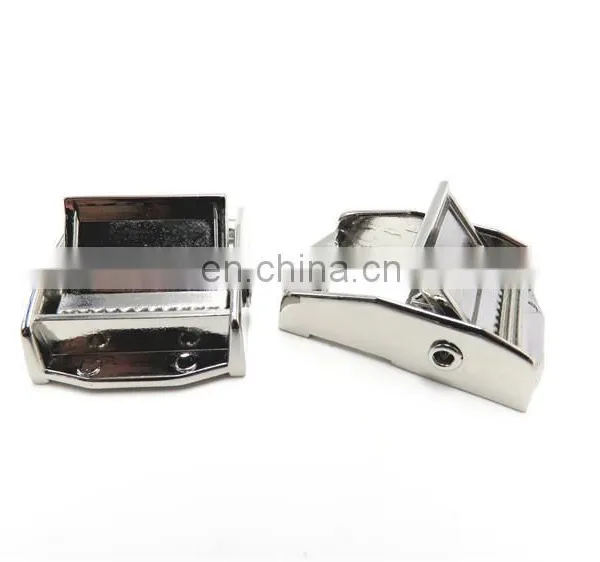 Hot Selling Safty 25mm Duty Metal Black Ratchet Trimming Cam Lock Buckle For Bag photo-3