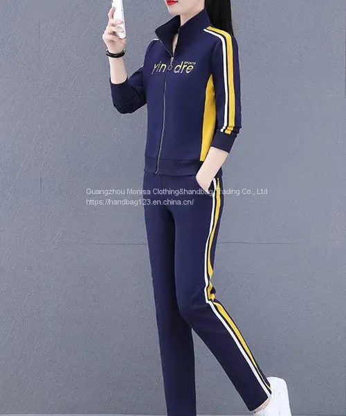 Sportswear Suit Women's Spring And Autumn New Women's Jacket Casual Two-Piece Set photo-5
