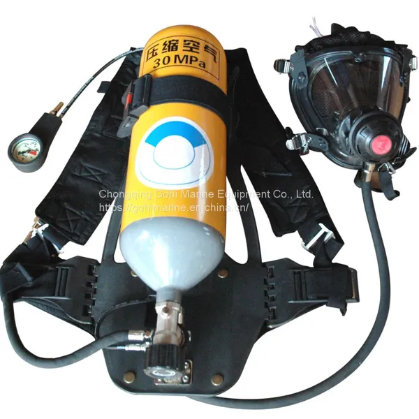 SOLAS 300Bar Carbon Fiber Cylinder Self Contained Air Breathing Apparatus SCBA