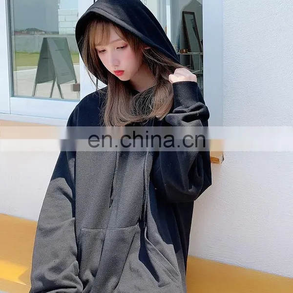 RTS New Fashion Autumn Winter Casual Women's Oversized Hoodies Sweater Shirt Workout Fitness Sports Long Sleeve Tops photo-3