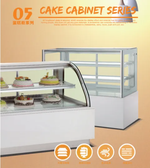 Factory Direct Selling Cake Display Showcase Bakery Display Bread Cabinet