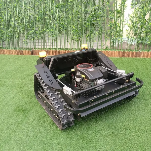 Petrol Speed of Travel 6Km/H Adjustable Mowing Height Remotely Controlled Mowing Robot photo-2