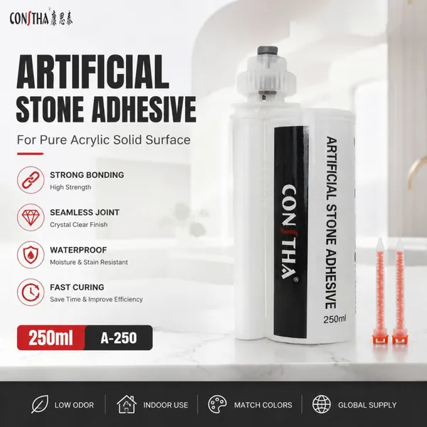 CONSTHA 250ML High Strength Non Yellowing Solid Surface Adhesive For Corian photo-2