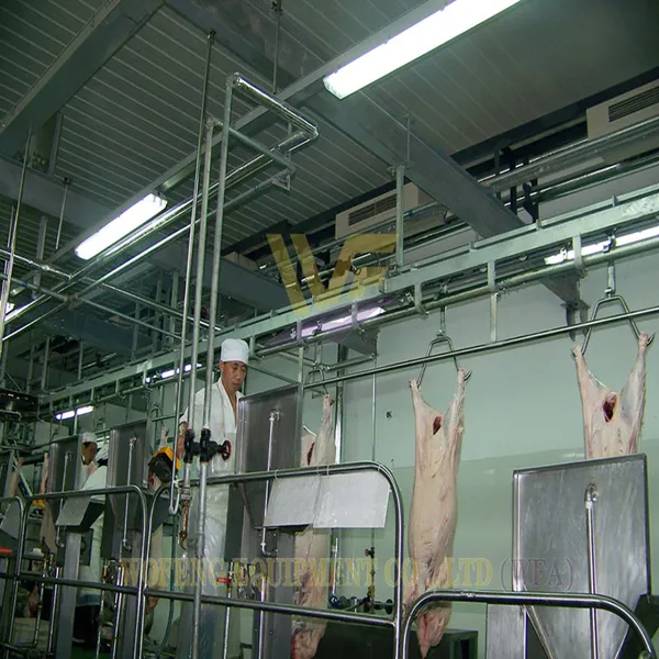 Turnkey Pig Slaughterhouse Machinery Project Hog Abattoir Line Equipment HACCP Swine Butchery Machine Pork Processing Plant