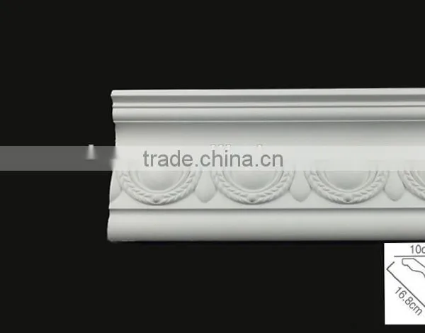 Easy Installation Crowns Pu Ceiling Cornice Mouldings photo-2