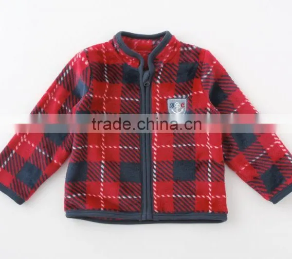 Japanese Wholesale Products Cute Stock Jackets Baby Clothes Check Pattern for Winter Infant Wear Children Garment Kids Clothing photo-5
