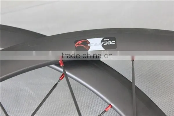 Carbon Clincher Wheelset China Carbon Road Bike Wheelset 38C photo-2
