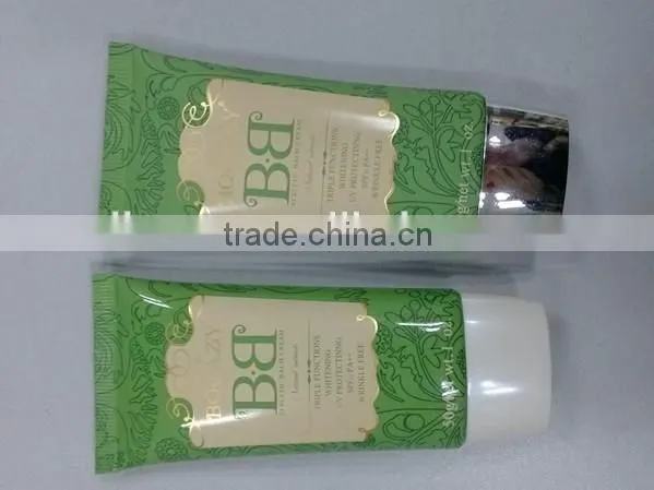 Plastic Cosmetic Container With Silver Metalized Screw on Cap for Skin Care Packaging photo-2