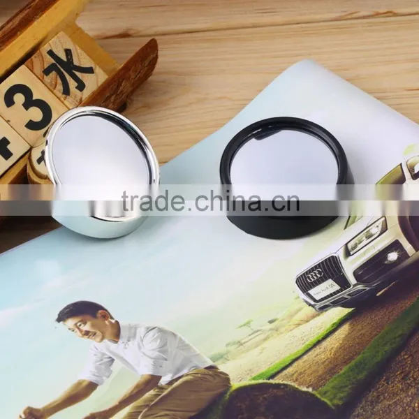 JXZ-008 2pcs/SET Universal Driver 2 Side Wide Angle Wideangle Sticker Round Convex Car Vehicle Mirror Blind Spot Auto RearView f photo-5