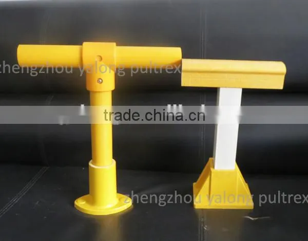 Weather Resistant Fiberglass Handrail, High Strength Round or Square Tube Handrail