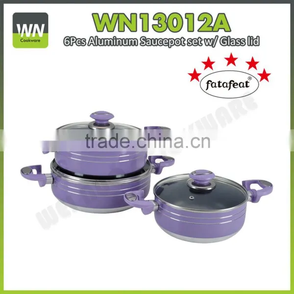 New European Style Forged Aluminum Nonstick Marble Coating Cookware photo-2