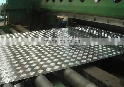 5251/5052/3003/1100 O 5-BAR Aluminium Checker Plate