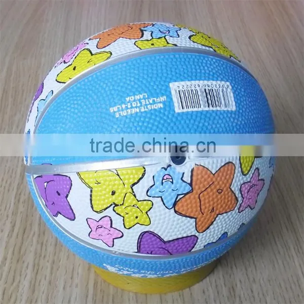 Size 2 Custom Logo Printed Mini Basketball for Kids,6 Inch Promotional Mini Basketball photo-5