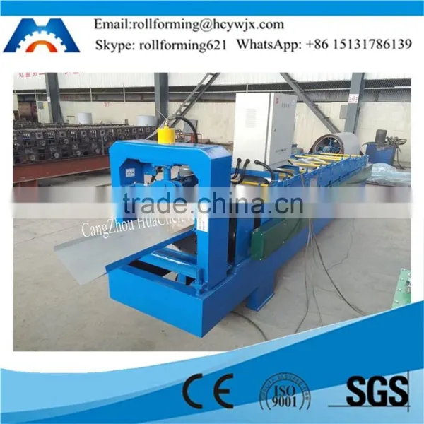 Machine Manufacturer Roofing Sheet Ridge Cap Roll Forming Machin photo-2