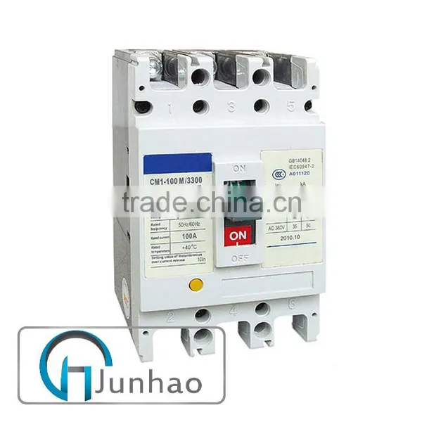 100Amp 50KA MCCB Electric Circuit Breaker CM1-100M