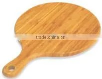 2015 Houseware Factory Price Bamboo Pizza Board in Healthy Life Eco-friendly