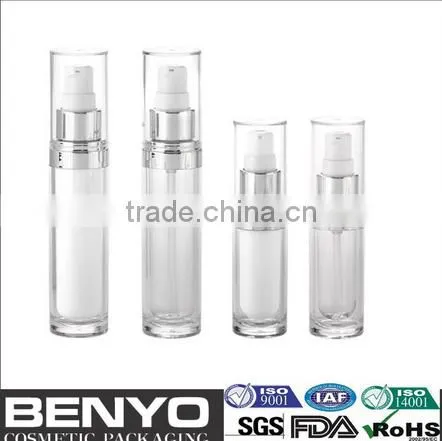 Skincare bottle plastic acrylic lotion bottle pump
