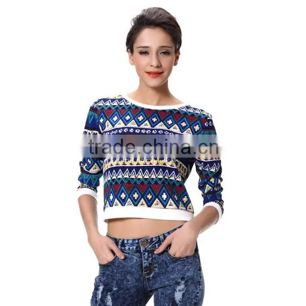 2016 Fashion Woman Autumn/Spring Colors Long Sleeve Women Tops photo-4