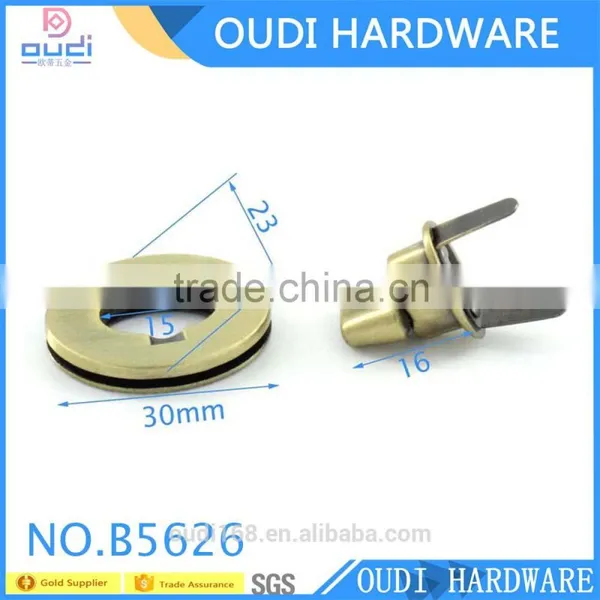Guangzhou Factory Direct Sale Bag Twist Lock for Fashion Women Bag Accessories Bag Decoration Lock photo-3