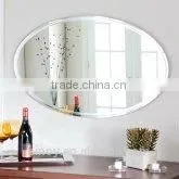 High Quality Oval Mirror Glass /Wall Mirror Glass in Customer Size photo-2
