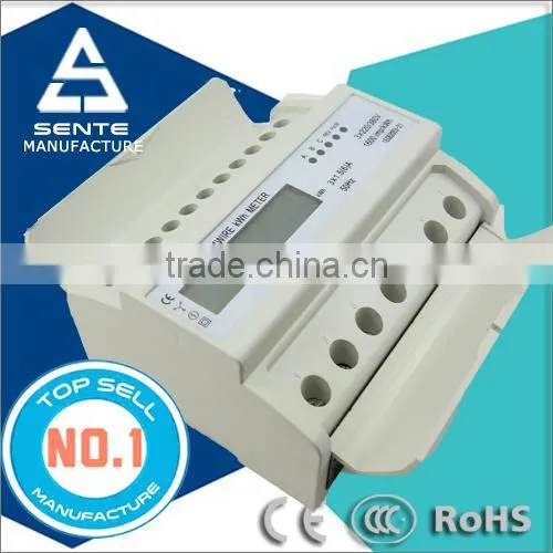 DDS 76666 Single Phase Electric DIN Rail Energy Meter Voltmeter Kilowatt Hour Meter photo-5