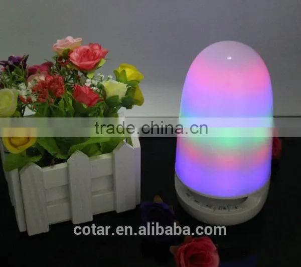 2016New Portable Wireless Bluetooth LED Light Lamp Speaker Built-in FM Radio With Hands-free Calls photo-4