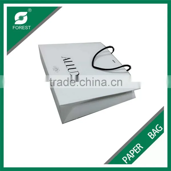 CUSTOM PRINTED WHITE COLOR PAPER BAG WITH LOGO photo-4