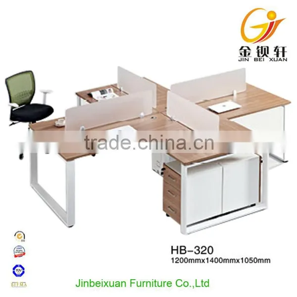 Metal Leg Melamine Board Beauty Salon Workstation photo-5