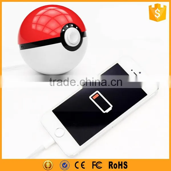 Top Selling Products Ball Shaped 8000mAh Pokeball Pokemon Power Bank Quality Choice photo-3