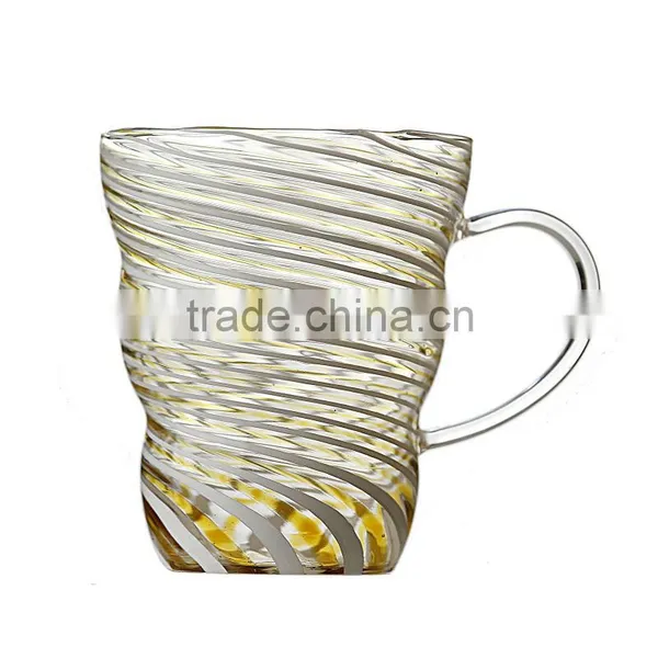 Glass Mug, Glass Coffee Mug, Sublimation Glass Beer Mug