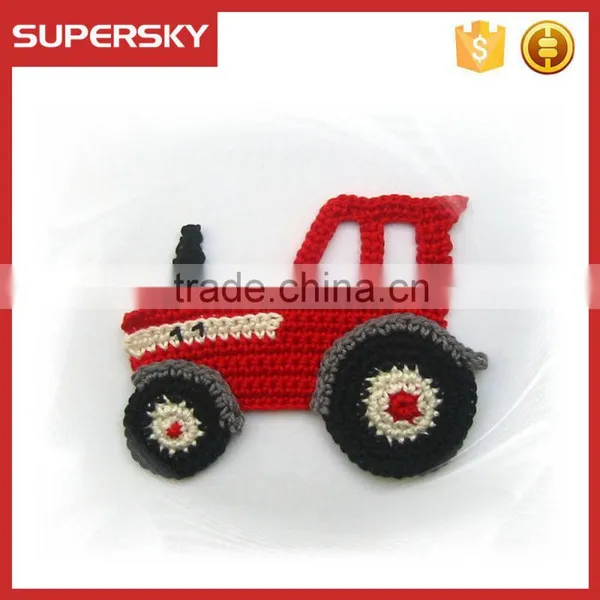 C1643 Custom Traktor Crochet Applique Handmade Patch