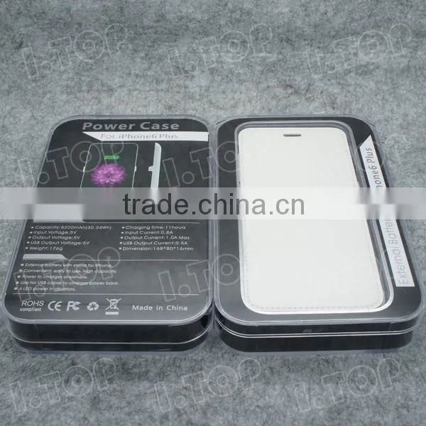 High Capacity 8200mAh Flip Battery Case for IPhone 6 Plus photo-5