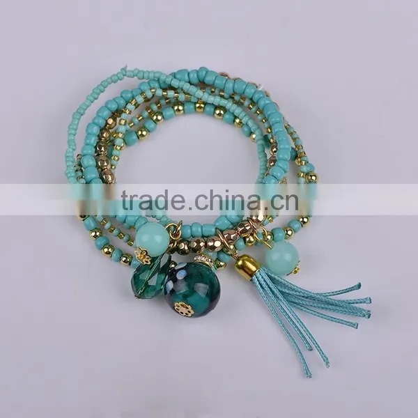 Factory Discount Prices Handmade Beads Braided Brazil Bracelet photo-2