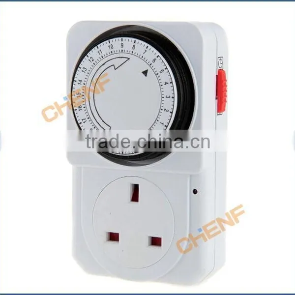Hot Sell 13A UK Type 24 Hours Mechanical Timer Socket photo-2