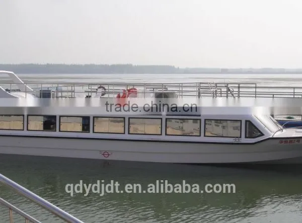 17.7m X3.99mx1.4m Fiberglass 63 Seats Passenger Ferry Boat photo-3