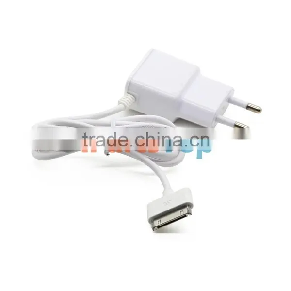 Wholesale EU AC Power Adapter ,European USB Charger With 30PIN USB Data Cable For IPhone 4/4S IPad IPod photo-3