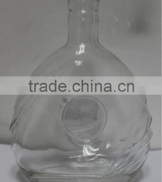 Honorable Handmade Clear Crystal Glass Bottle