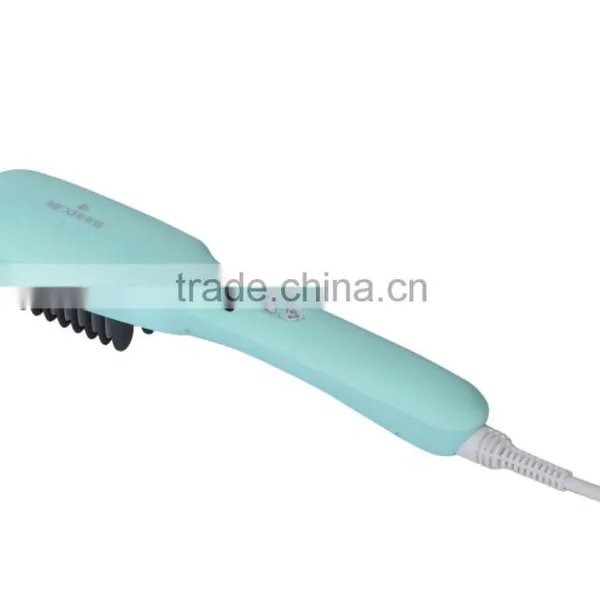 New 2 in 1 Ionic Hair Brush Heating Element And Dual Voltage Available Hair Straightener