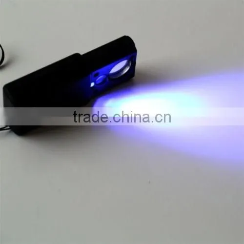 2015 30X 60X LED UV Light Magnifier
