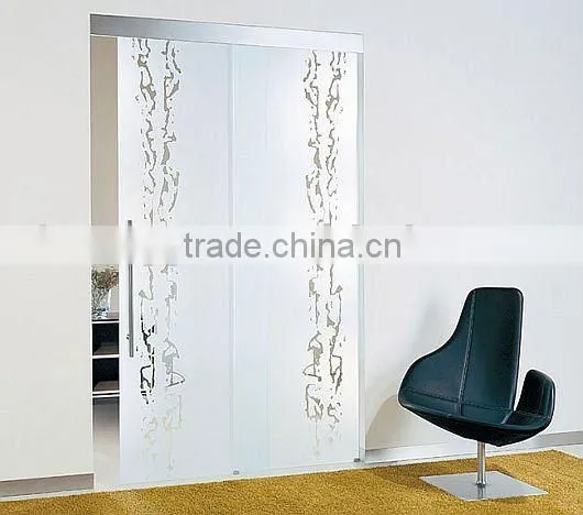aluminium soft close glass sliding door