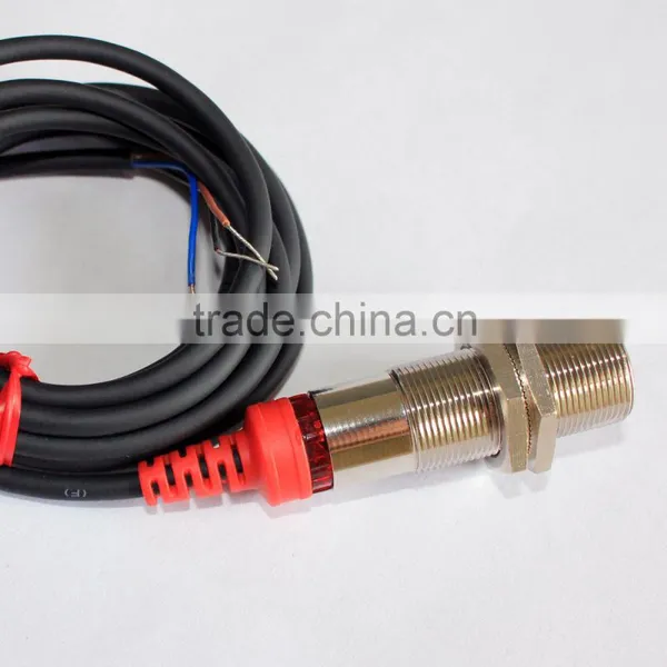 DR18RI-CU10/40 Series M18, 10/40cm Diffuse Cylinder Photo Sensor, Metal Housing With a Protected Tube, PNP/NPN Photo Sensor photo-3