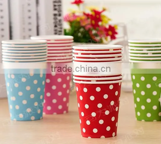 Bulk Wholesale Party Disposable Paper Cup Cheap Beverage Paper Cup photo-5