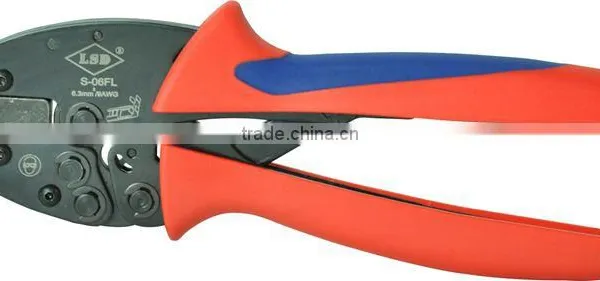CE ROHS LSD Good Qutails Pliers for Lug Connectors and Insulated Plug Connectors S-06FL Ratchet Hand Crimping Tools photo-3