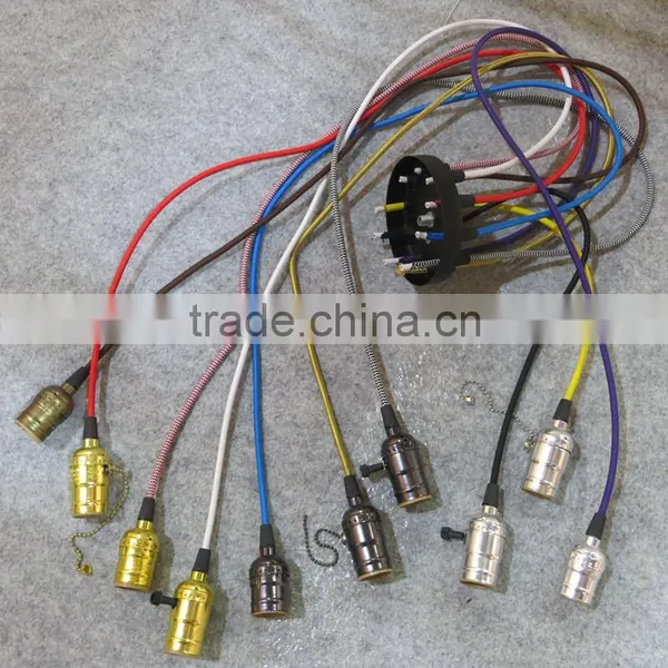 Vintage Aluminum Lamp Holders E27 no Switch for Light Fixture of Ceiling photo-6