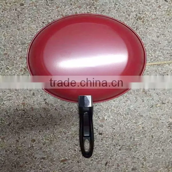 Forged Aluminum Granite Stone Coating Frying Pan / Chinese Frying Pan photo-3