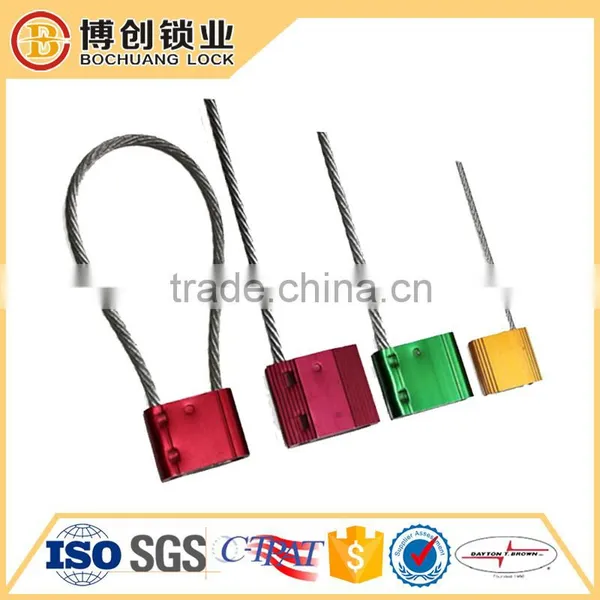 Mechanical security cable seals pull tight cable entry seals